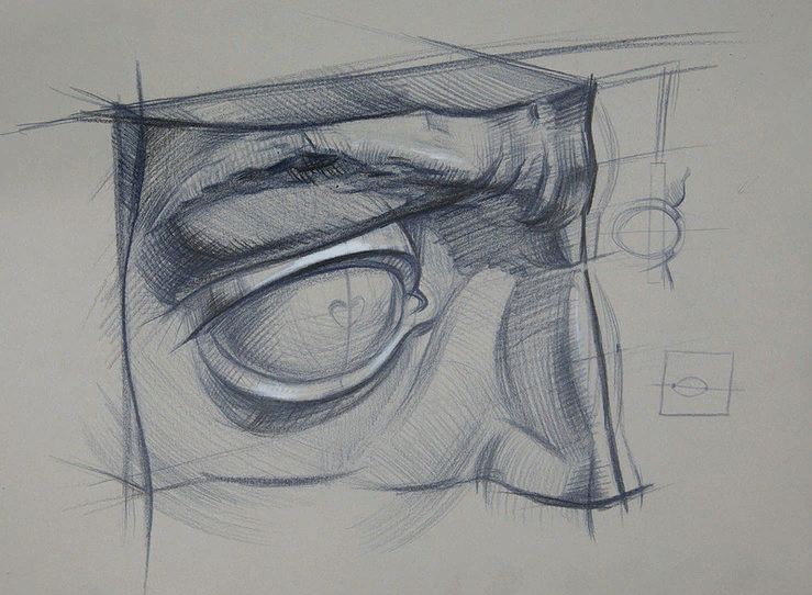 Глаза Давида. Конструктивный скетч - Остапенко (20_0.jpg